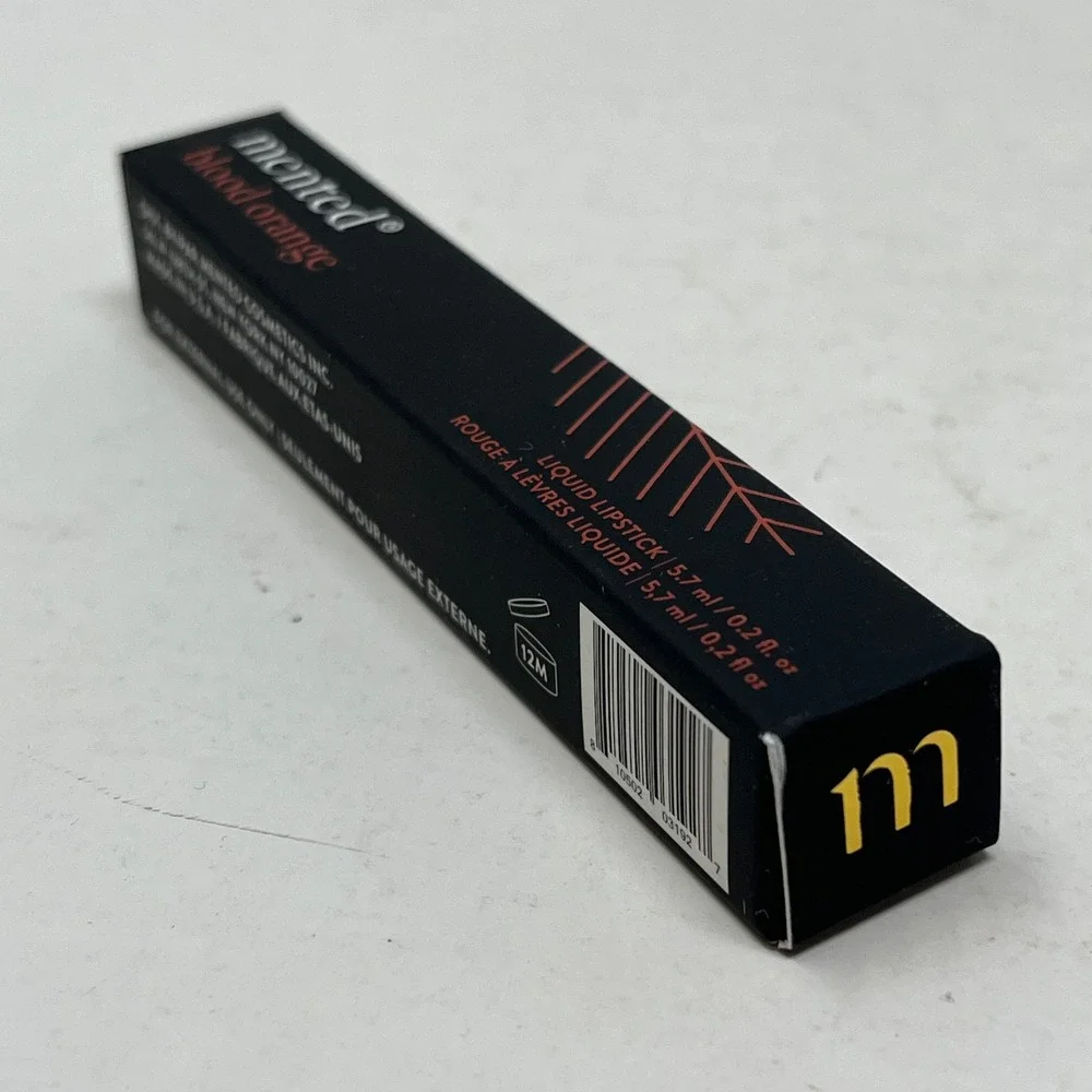 Mented Cosmetics Liquid Lipstick Blood Orange 0.2 fl oz Bold Matte Finish